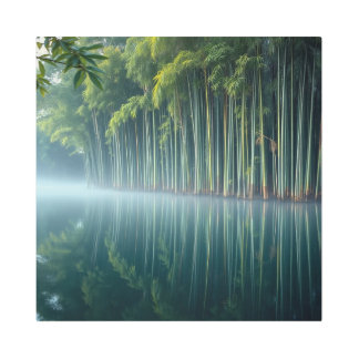 bamboo forest メタルプリント
