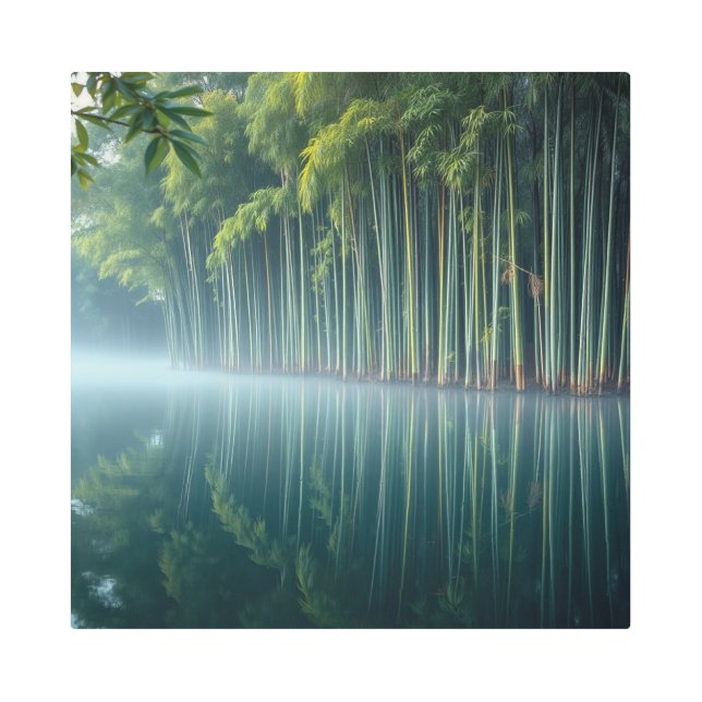 bamboo forest メタルプリント (正面)