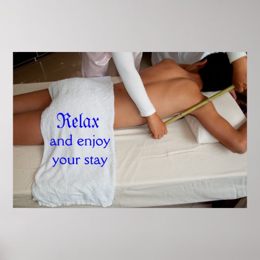 Bamboo Massage ポスター (正面)