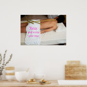 Bamboo Massage ポスター (キッチン)