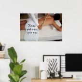 Bamboo Massage On Ribs ポスター (ホームオフィス)