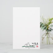 bamboo ninja 便箋 (スタンド正面)