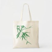 Bamboo screen-printed eco-friendly shopping bags トートバッグ (正面)