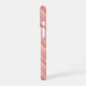 Bamboo Weave Texture Pink Phone Case iPhone 16ケース (左側面)
