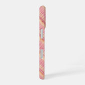 Bamboo Weave Texture Pink Phone Case iPhone 16ケース (右側面)