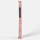 Bamboo Weave Texture Pink Phone Case Samsung Galaxyケース (右側面)