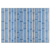 Bambooey Bamboo Stripe in Blue Porcelain カッティングボード (正面)