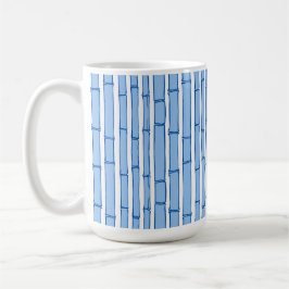 Bambooey Bamboo Stripe in Blue Porcelain コーヒーマグカップ