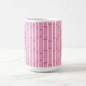 Bambooey Bamboo Stripe in Pink コーヒーマグカップ (中央)