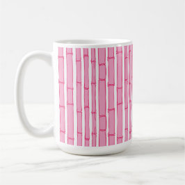 Bambooey Bamboo Stripe in Pink コーヒーマグカップ