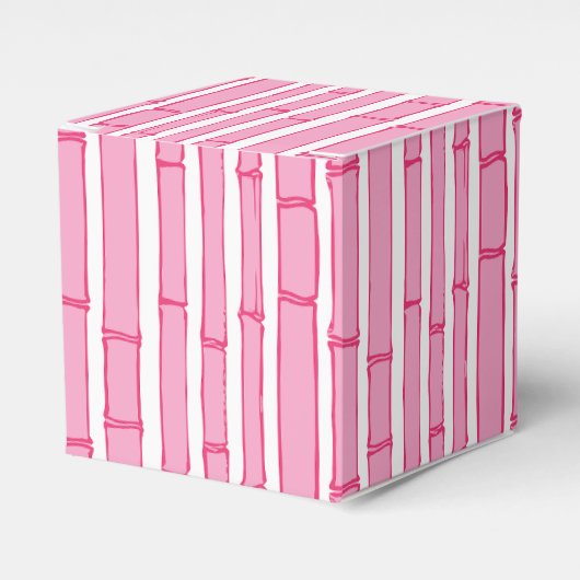 Bambooey Bamboo Stripe in Pink フェイバーボックス (正面サイド)