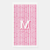 Bambooey Bamboo Stripe in Pink Personalized (正面)