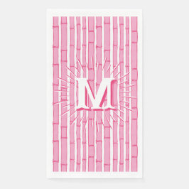 Bambooey Bamboo Stripe in Pink Personalized
