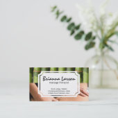 Bamboos | Back Massage | Therapy Health 名刺 (スタンド正面)