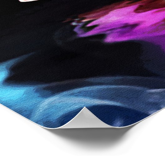 Bambou et orchidée ポスター (角)