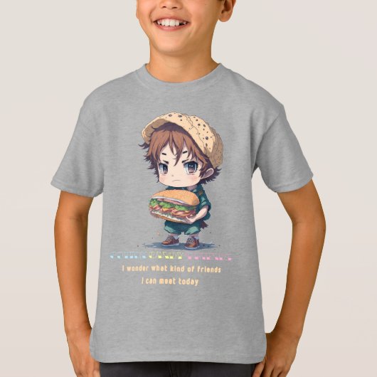 Bami-kun :Cotton Candy Friends Tシャツ (正面)