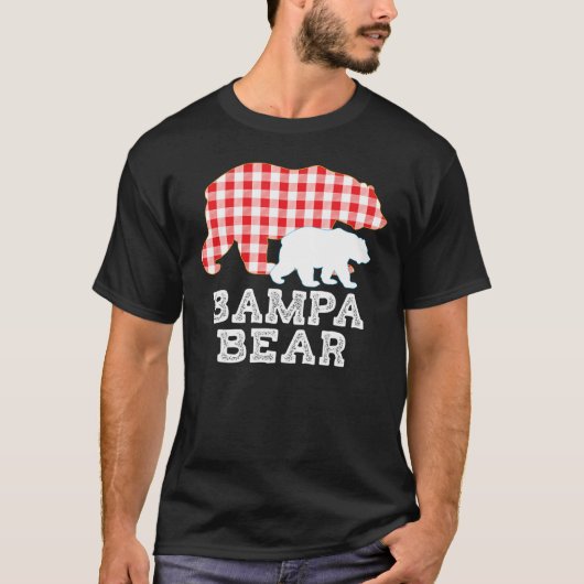 Bampa Plaid Great Bear Daddy Grandpa  Proud Tシャツ (正面)