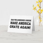 Ban事前に細断されたチーズは、再びアメリカを焼く。 カード (黄色い花)