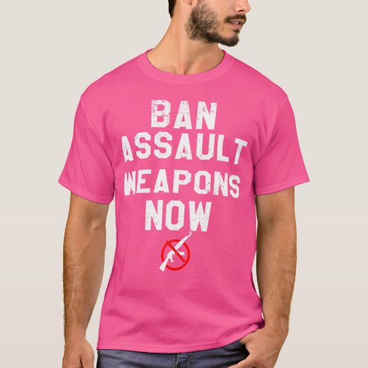 Ban Assault Weapons Nowアンチガンマーチ Tシャツ (正面)