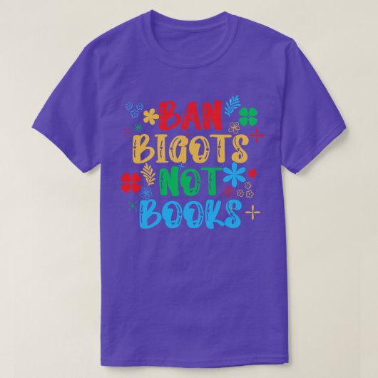 Ban Bigots Not Books 23 Tシャツ (デザイン正面)
