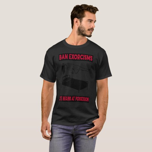 Ban Exorcisms Life Beginning At Tailing Apparel Tシャツ (正面フル)