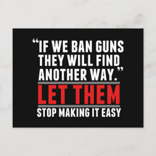 Ban Guns – 銃の改革をサポート ポストカード