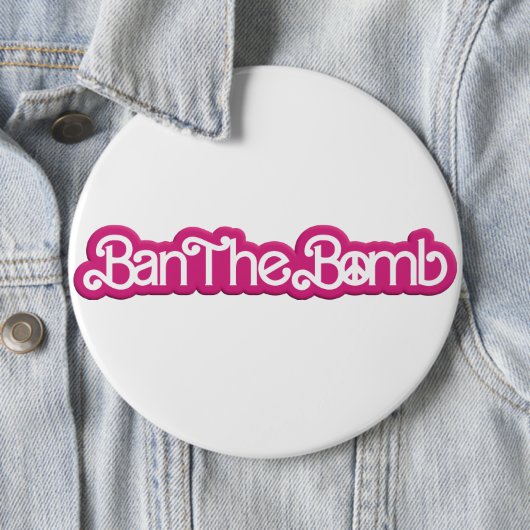 Ban The Bomb /#Nobarbenheimer / 缶バッジ (インサイチュ)
