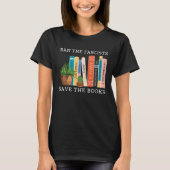 Ban The Fascists Save The Books  Book  Worm Nerd Tシャツ (正面)