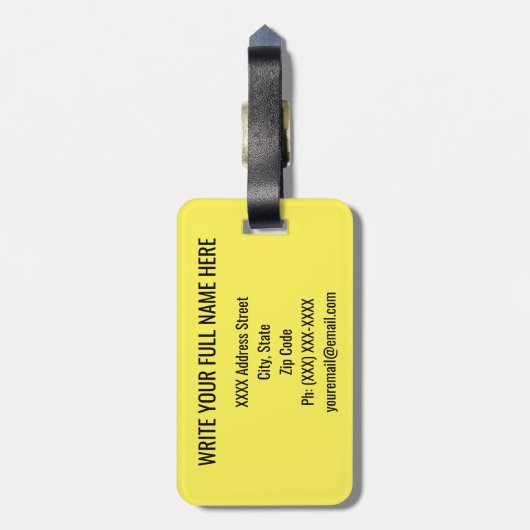 BaNa周期表 ラゲッジタグ (裏面縦)