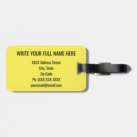 BaNa周期表 ラゲッジタグ (裏面横)