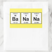 BaNa周期表 長方形シール (バッグ)