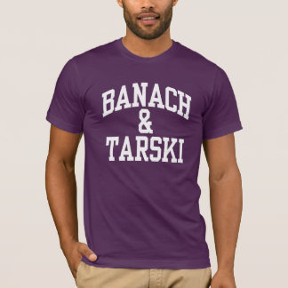 Banach及びTarskiのTシャツ Tシャツ