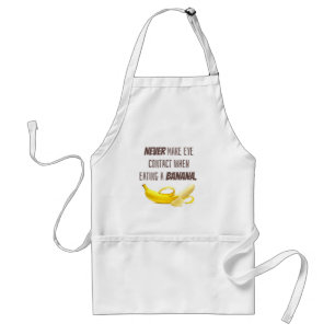 BANANAギフトおもしろいは絶対に目を連絡作らないときに… スタンダードエプロン