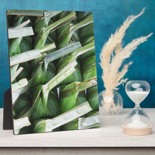 Banana 包まれた Leafパケット フォトプラーク (側面)