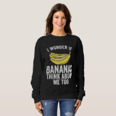 Banana Apparel Fruit  for A Banana Themed Party スウェットシャツ (正面フル)
