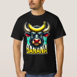 Banana Bull - absurdes Tierdesign für Witzbolde Tシャツ