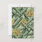 Banana Bunch新しいアドレス移動アナウンスメントカード ノートカード (裏面)