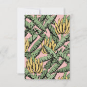 Banana Bunch新しいアドレス移動アナウンスメントカード ノートカード (裏面)