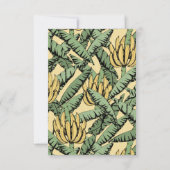 Banana Bunch新しいアドレス移動アナウンスメントカード ノートカード (裏面)