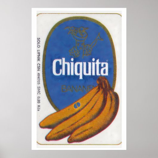 Banana Bunch - Matchbox Print - Aesthetic Wall Art ポスター (正面)
