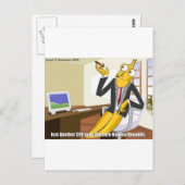 Banana CEO おもしろい Offbeat Cartoon Collectivable Giv ポストカード (正面/裏面)