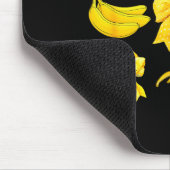 Banana Coquette Bow Yellow Bananas Festival Girls  マウスパッド (コーナー)