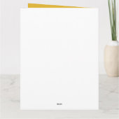 Banana Fruit Boost My Mood Funny カード (裏面)