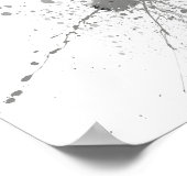 Banana Fruit Grey ポスター (角)