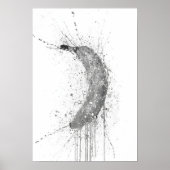 Banana Fruit Grey ポスター (正面)