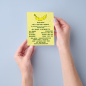 Banana, Greengrocers Advertising チラシ (手)