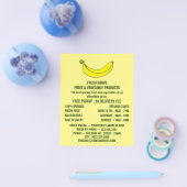 Banana, Greengrocers Advertising チラシ (シングル)