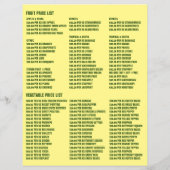 Banana, Greengrocers Advertising チラシ (裏面)