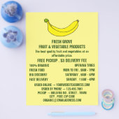 Banana, Greengrocers Advertising チラシ (シングル)