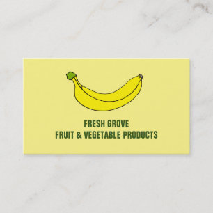 Banana、Greengrocers Business Card 名刺